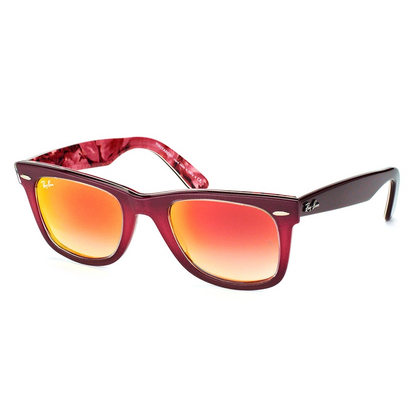 RAY-BAN ORIGINAL WAYFARER FLORAL S-RAY 2140F-1200/4W(52IT)